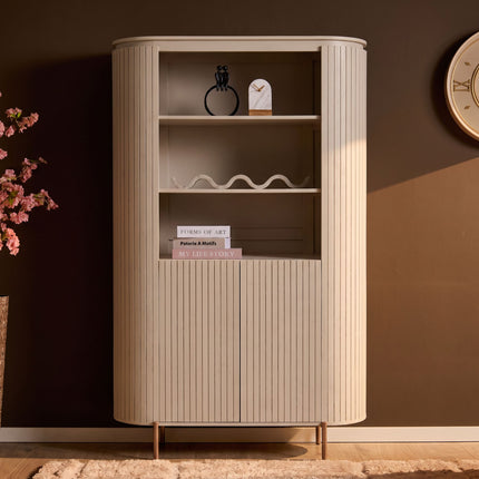 Solana Wandkast - Zand - 115 cm