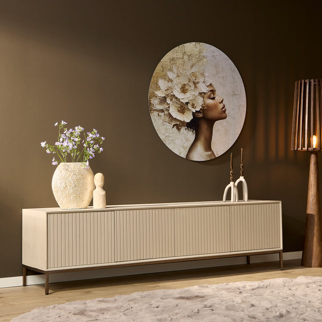 Madison Tv-meubel - Zand - 210 cm