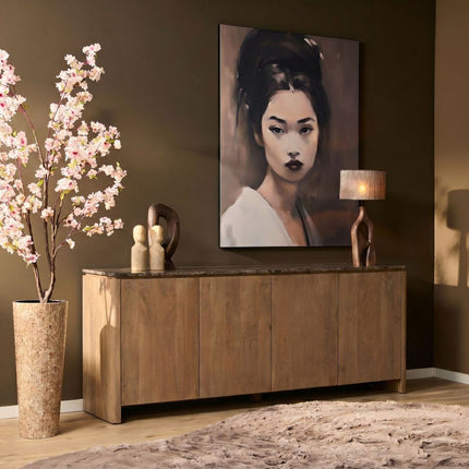 Dallas Dressoir - Naturel - 210 cm