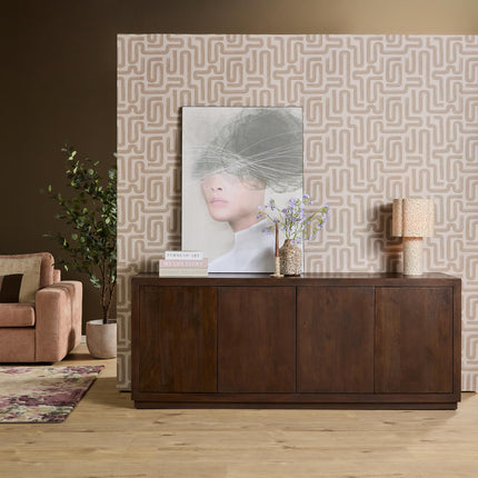 Brussel Dressoir - Bruin - 200 cm