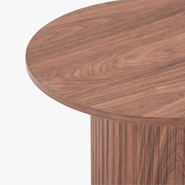 Sebas Bijzettafel - Walnoot - ø60 cm – foto 2